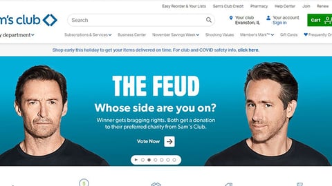 Sam's Club 'The Feud' Carousel Ad